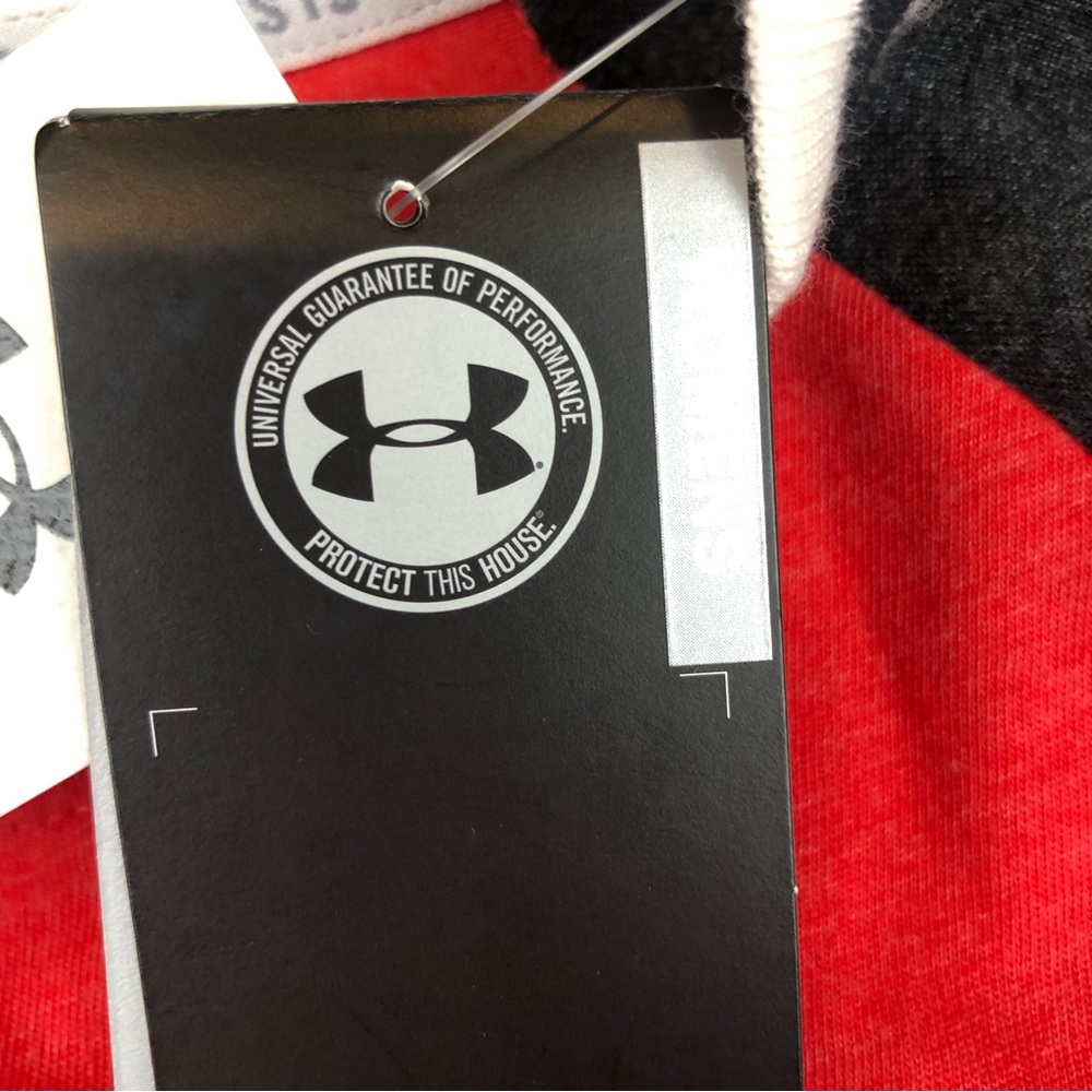NWT Under Armour Ladies Gameday Baseball Ringer Tee | Size L - Picture 3 of 8